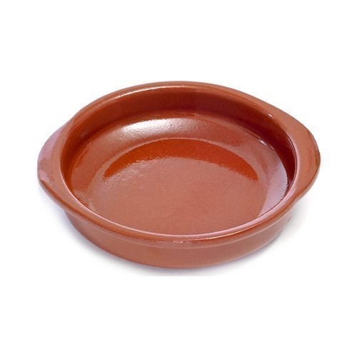 CAZUELA REDONDA BARRO VALDEARCOS C/ASAS 14CMS